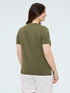T-shirt en coton avec dentelle et clous image number 1