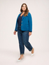 Blazer cropped in tessuto stretch image number 4