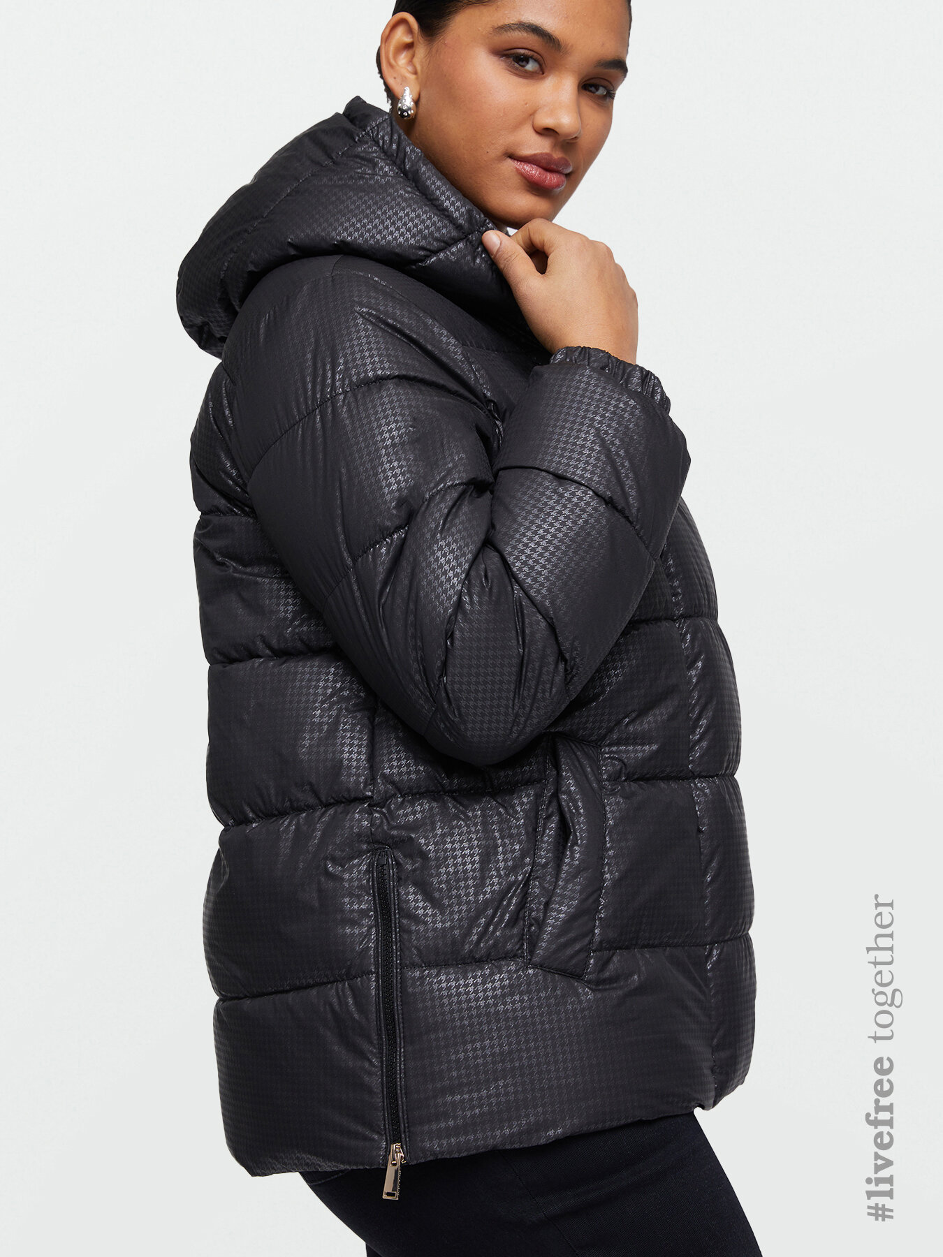 Bedruckte Daunenjacke mit Sorona&reg; Aura-F&uuml;llung image number 0