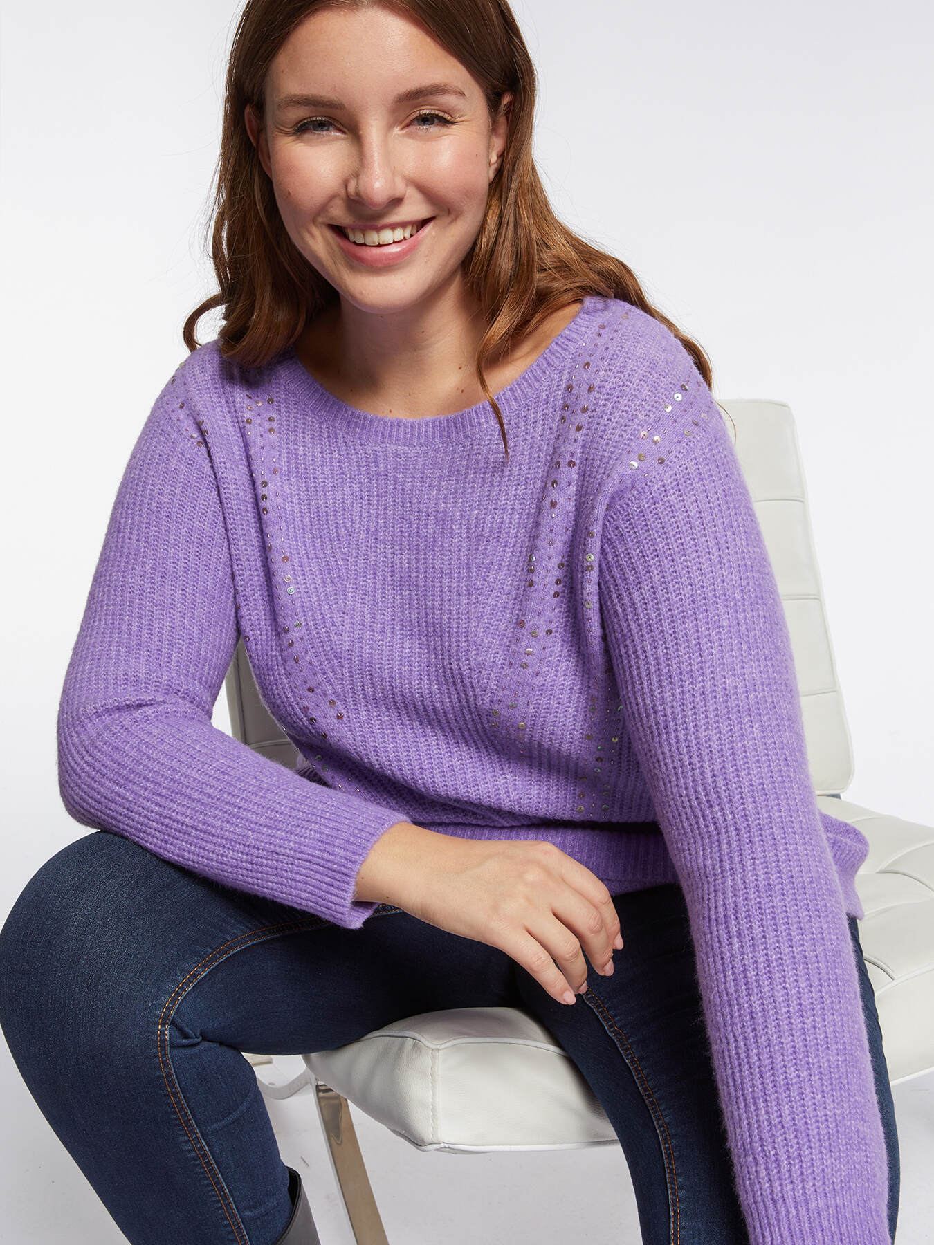 Maglia con paillettes image number 3