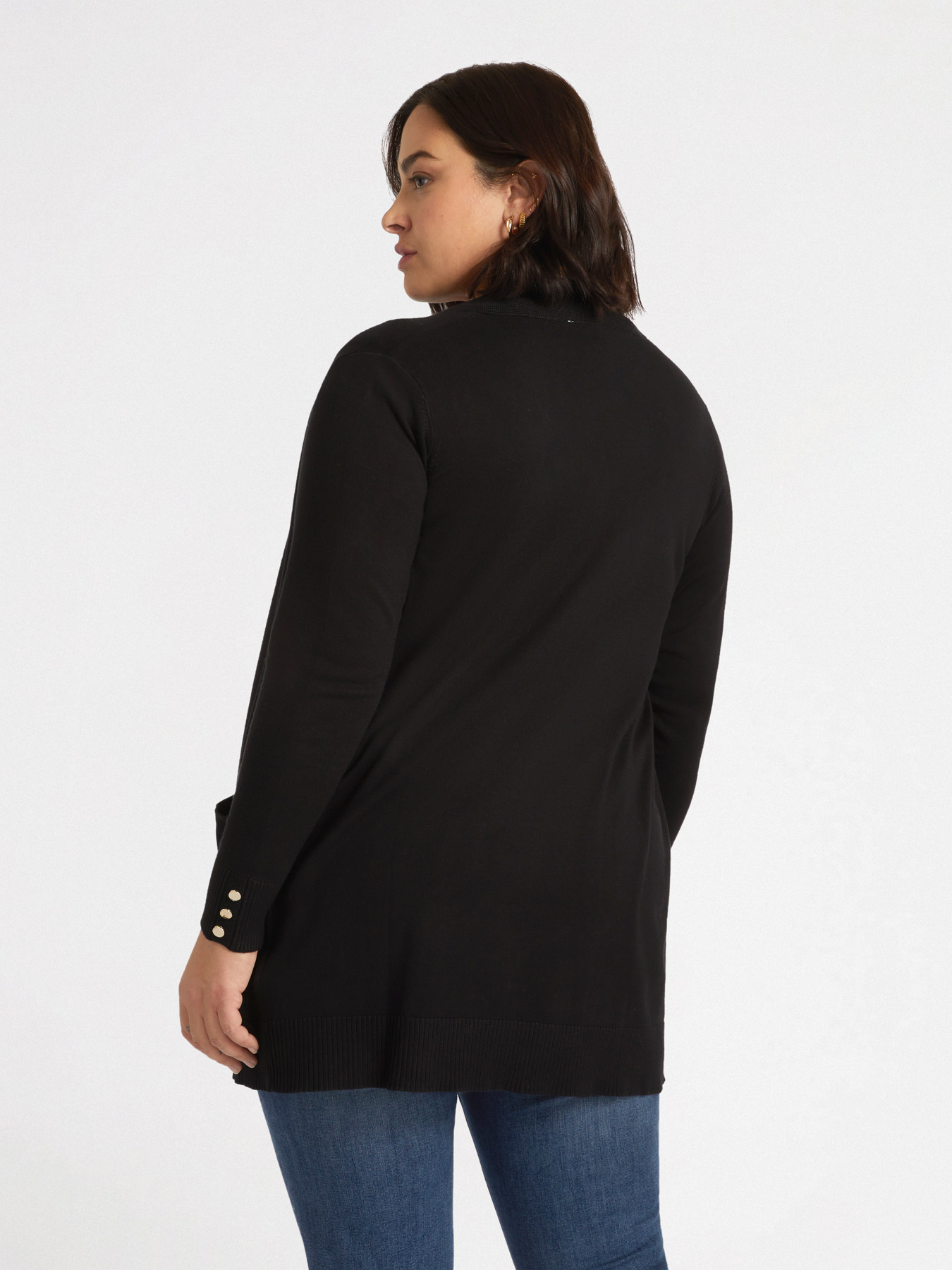 Maxi cardigan con viscosa LENZING&trade; ECOVERO&trade; image number 1