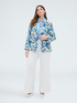 Floral print blazer image number 0