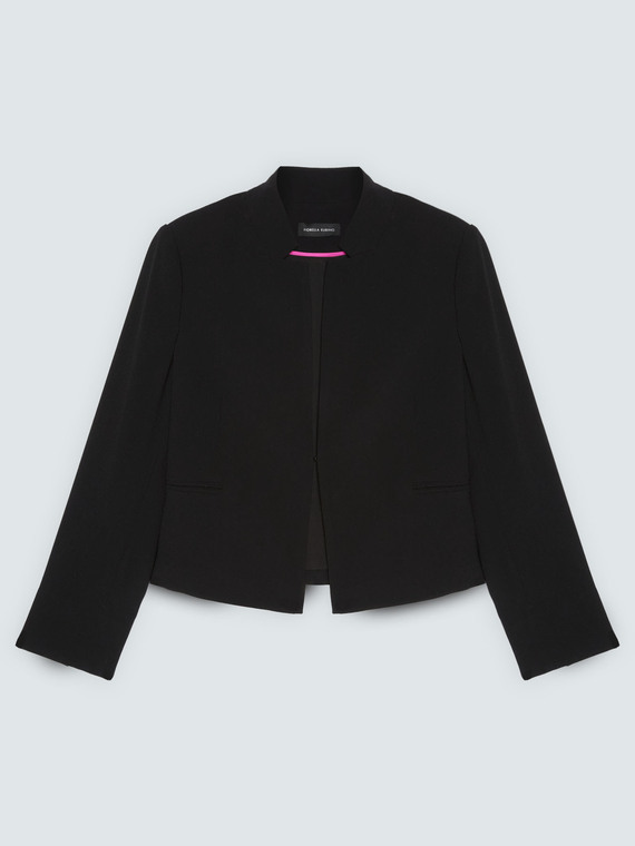 Kurzer Blazer aus Stretchstoff