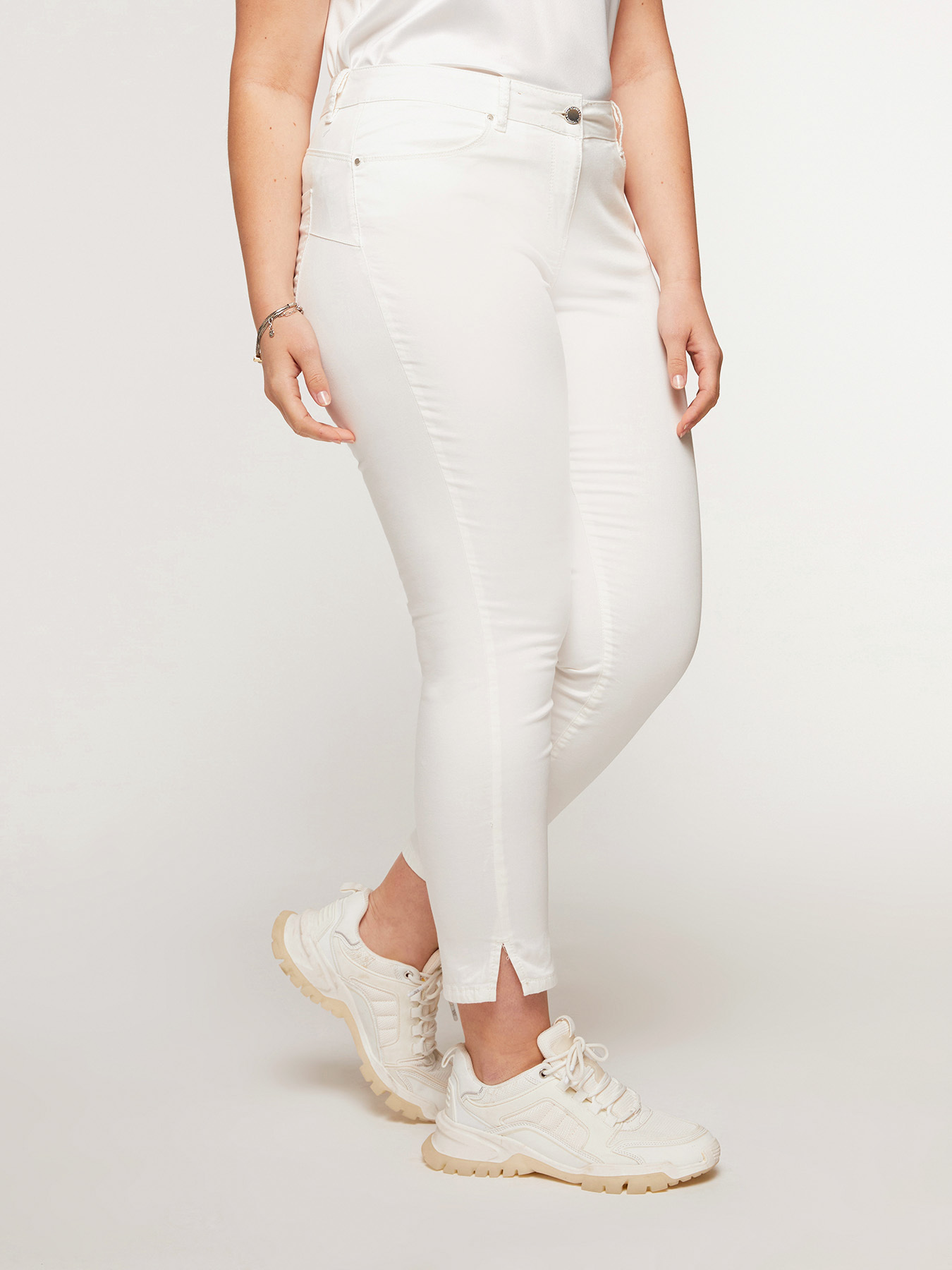 Pantaloni skinny basic colorati image number 2