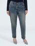 Barrel Jeans with colored light spots image number 2