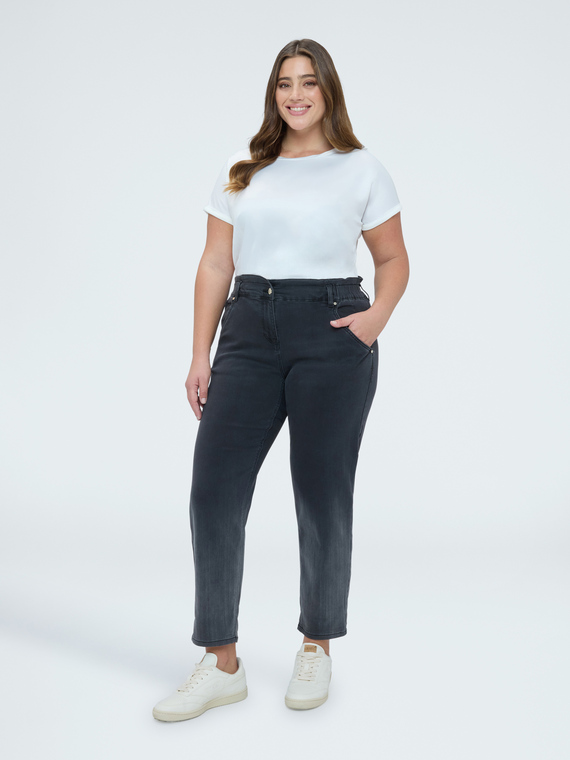 Balloon Jeans black wash