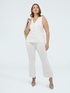 Long knit vest image number 0