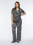 Printed jersey trousers image number 0