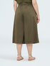 Jupe-culotte en popeline de coton image number 1