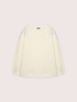 Sweatshirt with floral embroidery image number 4