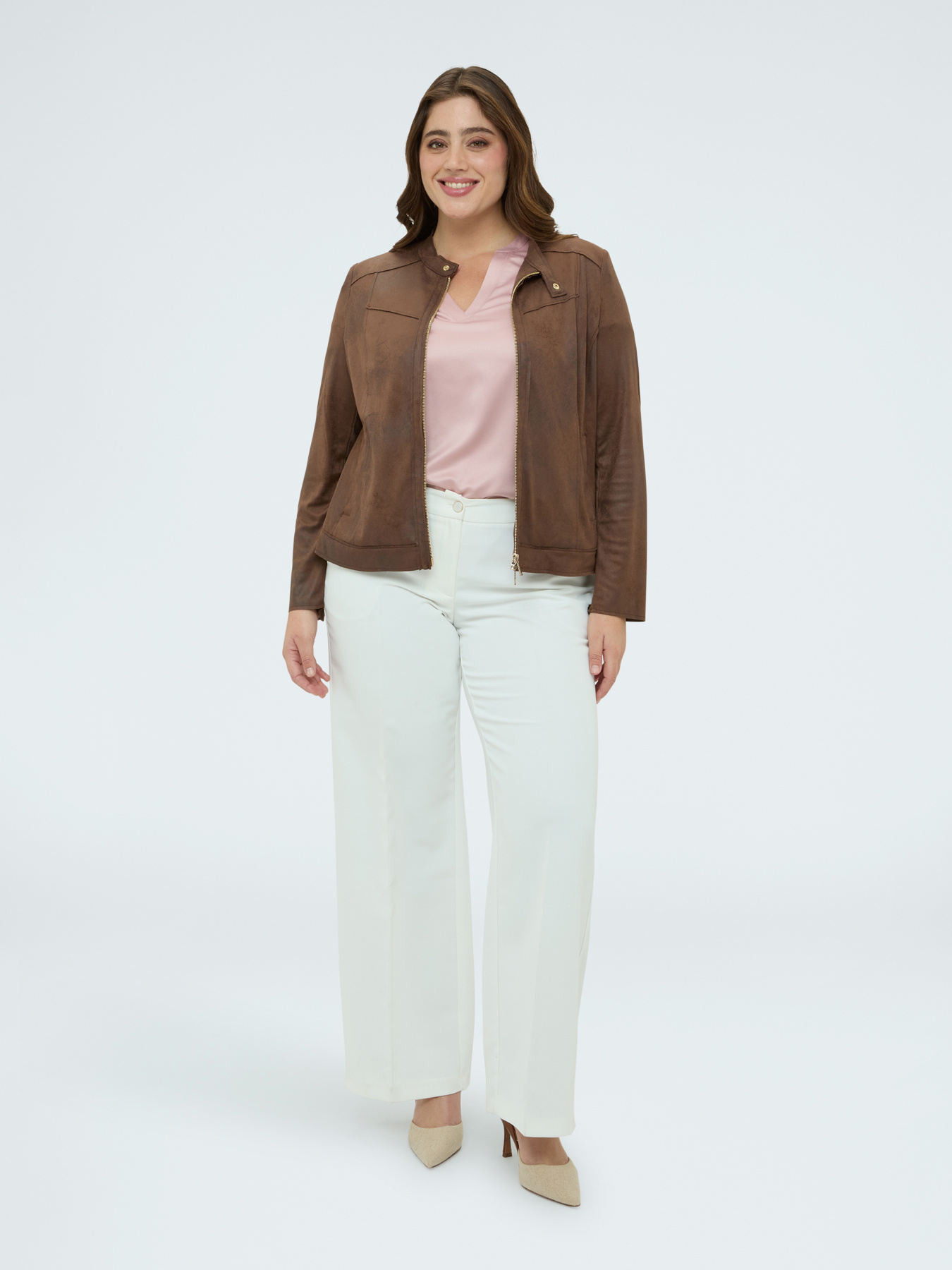 Chaqueta biker soft touch image number 2