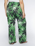 Foliage print jersey trousers image number 1