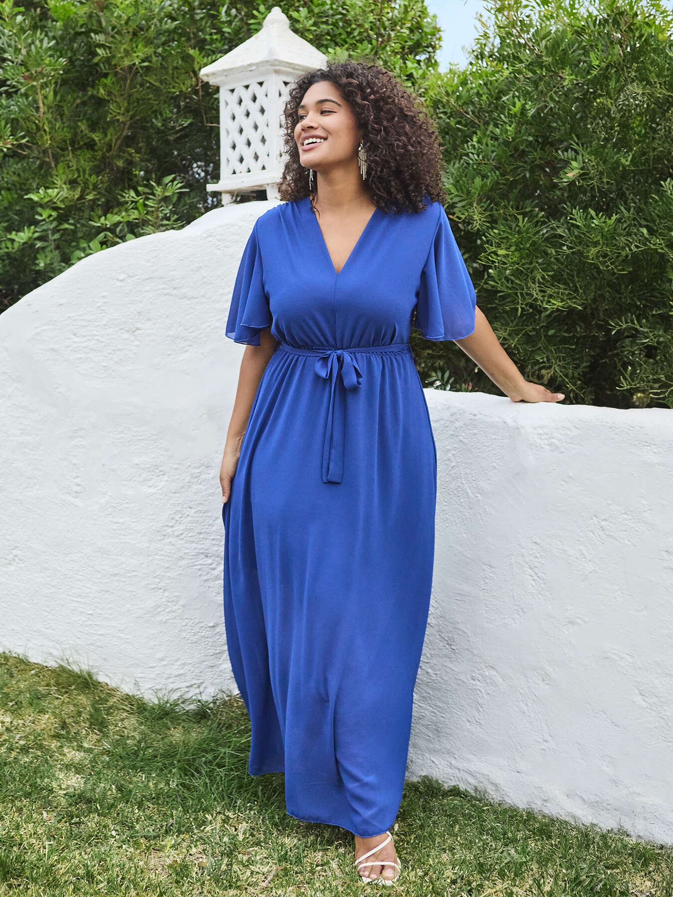 Pretty Kleid aus Jersey mit Kordelzug in der Taille image number 0