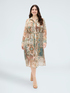 Vestito chemisier stampa paisley image number 2