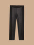 Pantalones skinny de dos tejidos diferentes image number 3