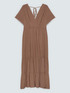 Long Smile viscose dress image number 4