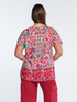 Blusa dalla stampa ikat image number 1