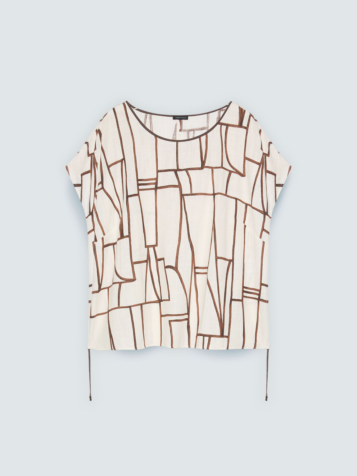 T-Shirt mit geometrischem Print image number 4