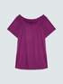 Off-shoulder t-shirt in viscose jersey image number 4