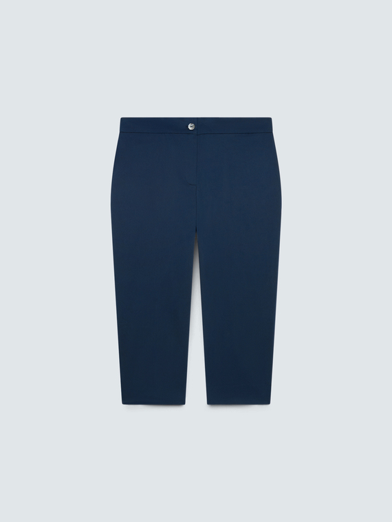 Capri-Hose aus Baumwollmischung