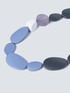Lange Halskette mit ovalen Anhängern image number 1