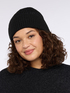 Lurex ribbed knit hat image number 0