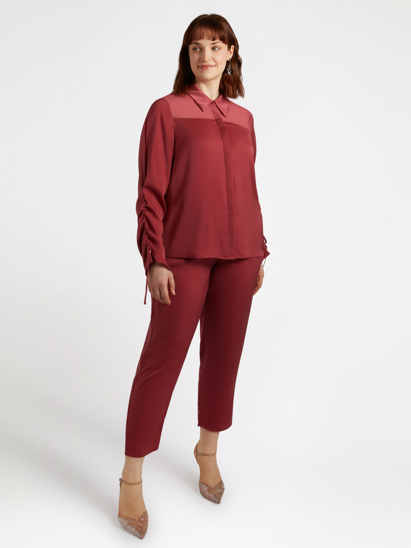 Satin shirt image number 3