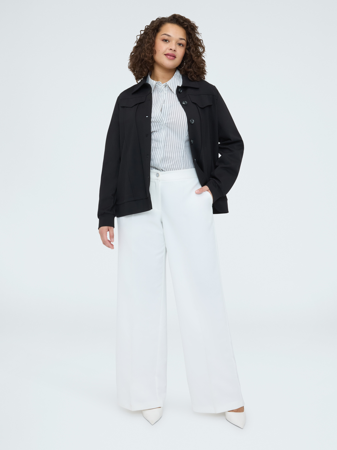 Chemise shacket en molleton image number 2