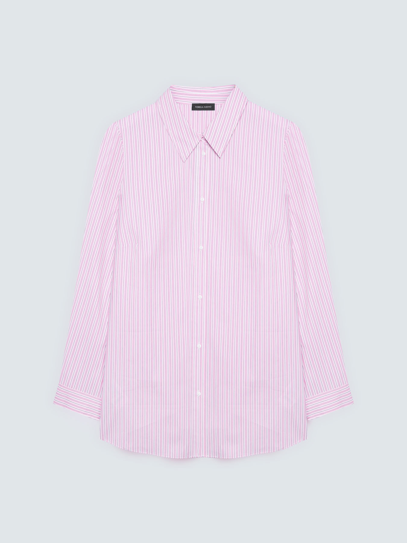 Camicia a righe in cotone image number 5