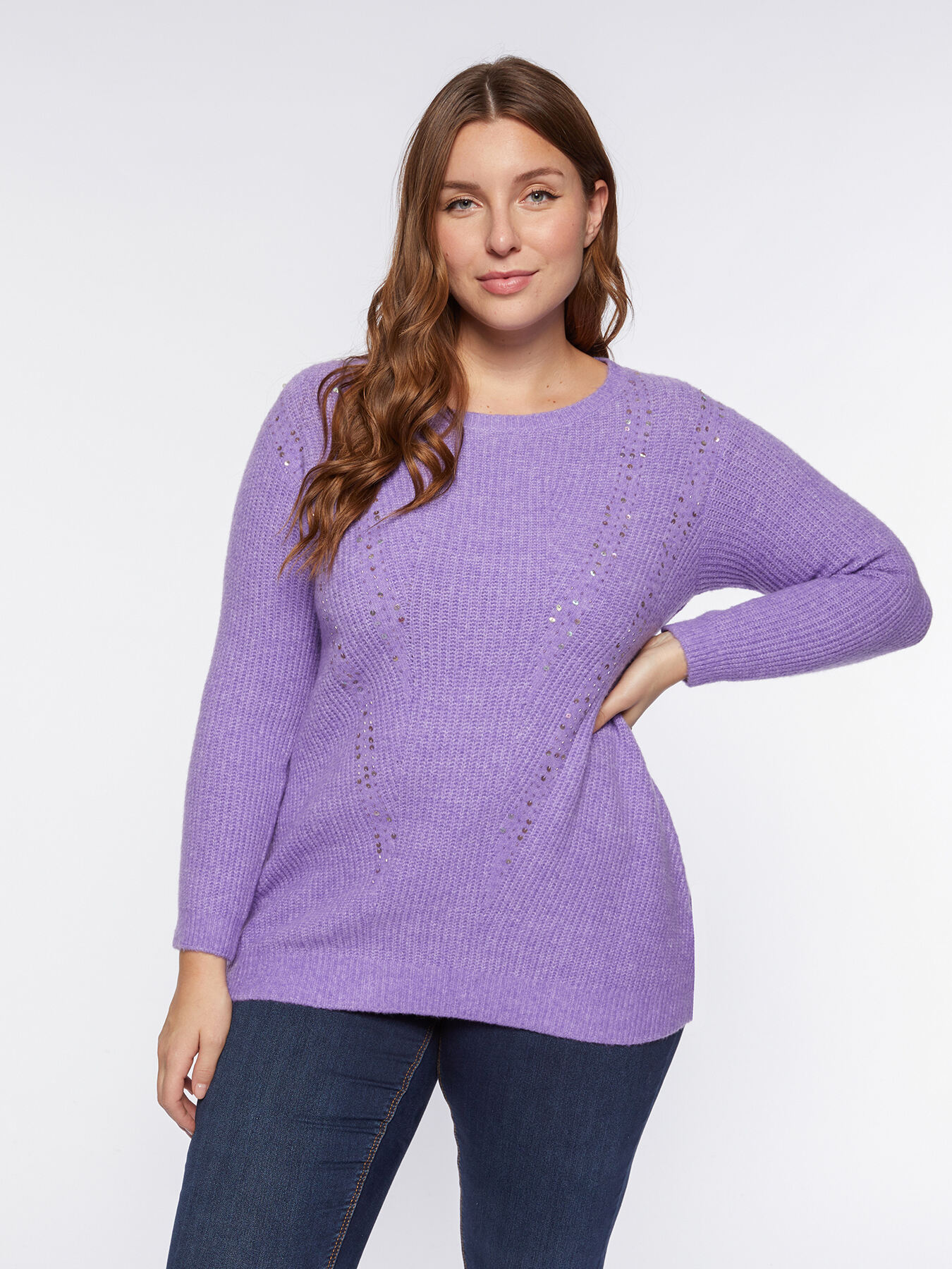 Maglia con paillettes image number 0