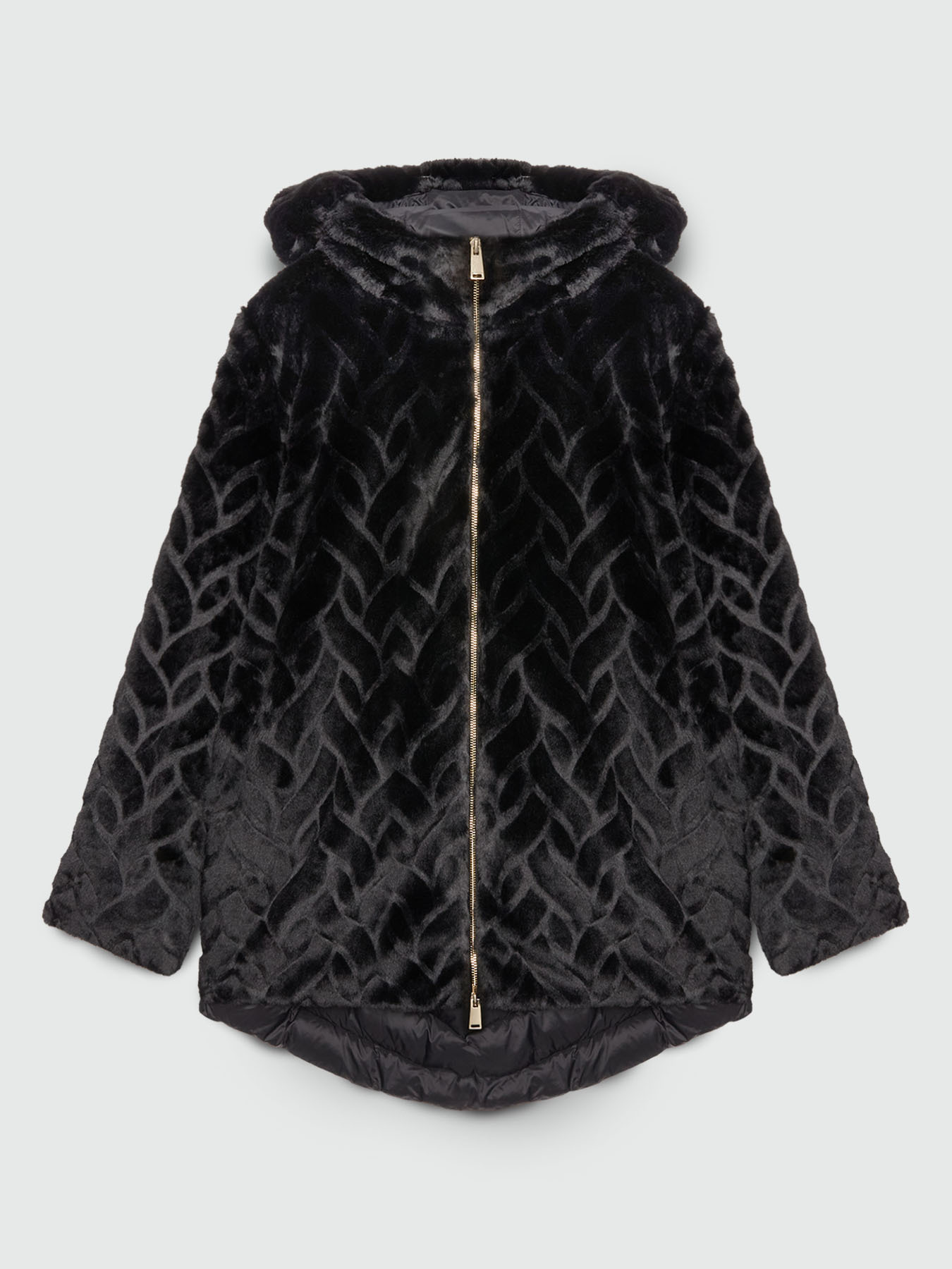 FIORELLA RUBINO: Piumino Leggero con Imbottitura in Sorona® Aura Curvy Size Nero Stagione Primavera Estate 2025 FIORELLA RUBINO: Piumino Leggero con Imbottitura in Sorona® Aura Curvy Size Nero Stagione Primavera Estate 2025