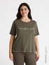 T-shirt with embroidery image number 0
