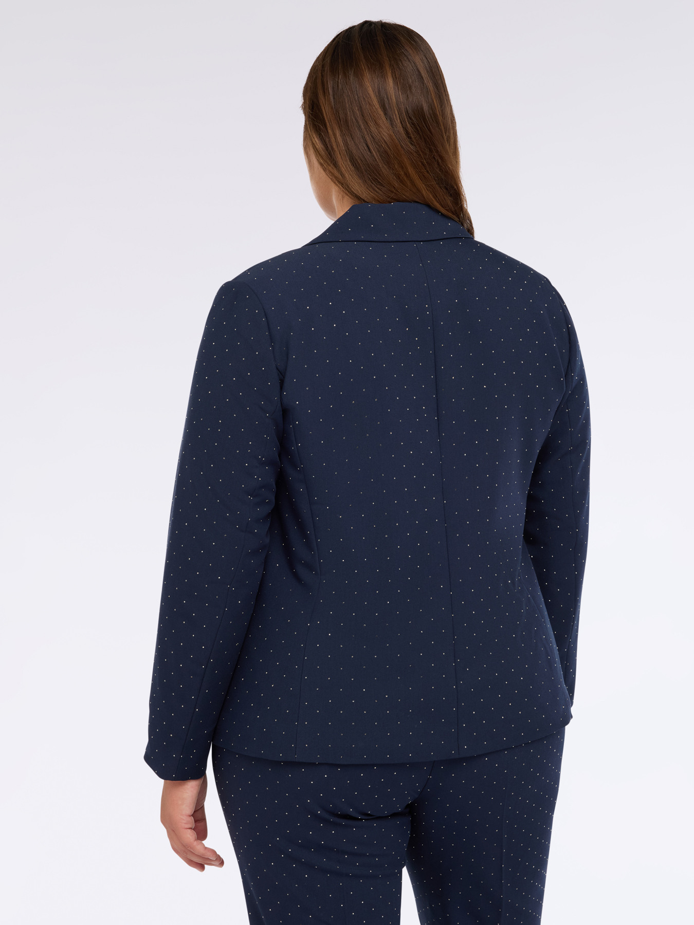 Blazer with glittery appliqués image number 1