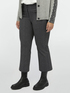 Kick flare trousers with striped pattern image number 2