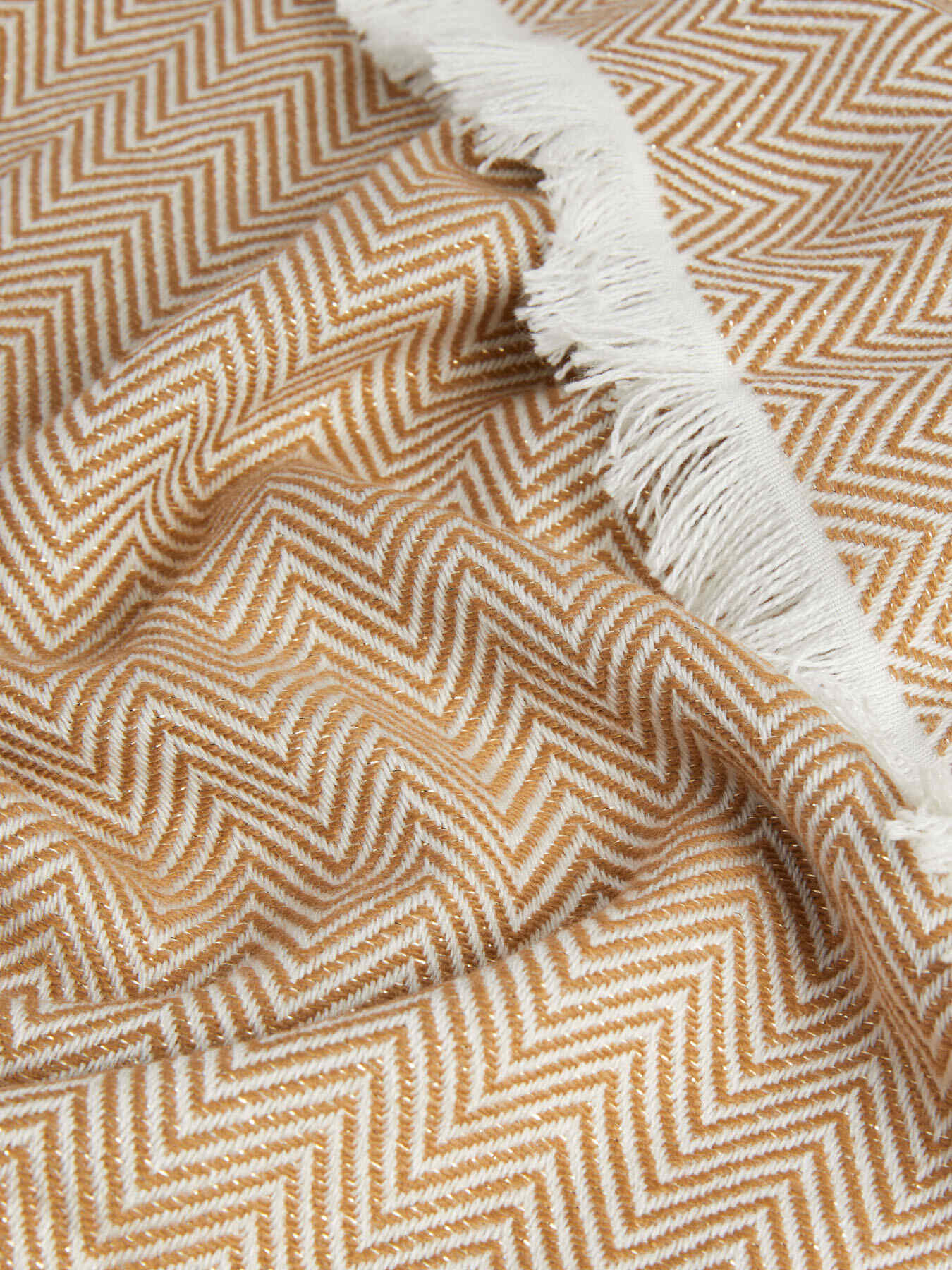 Lurex-Schal im Chevron-Muster image number 1