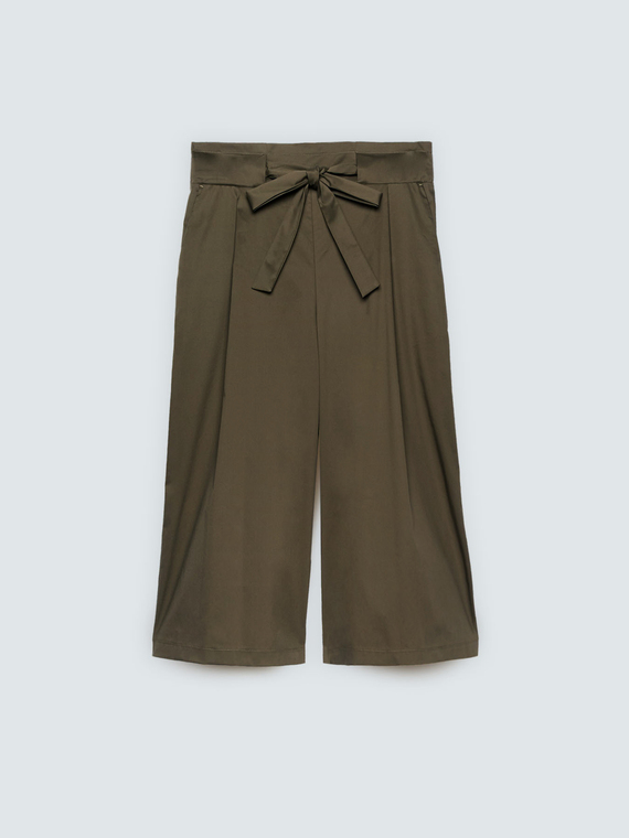 Culottes in cotton poplin