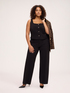 Square neckline corset top in Milano stitch image number 2