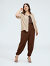 Joggers with elastic ankle image number 0