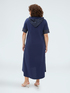 Vestito over in jersey con paillettes image number 1