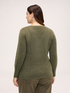 V-neck mohair blend sweater image number 1
