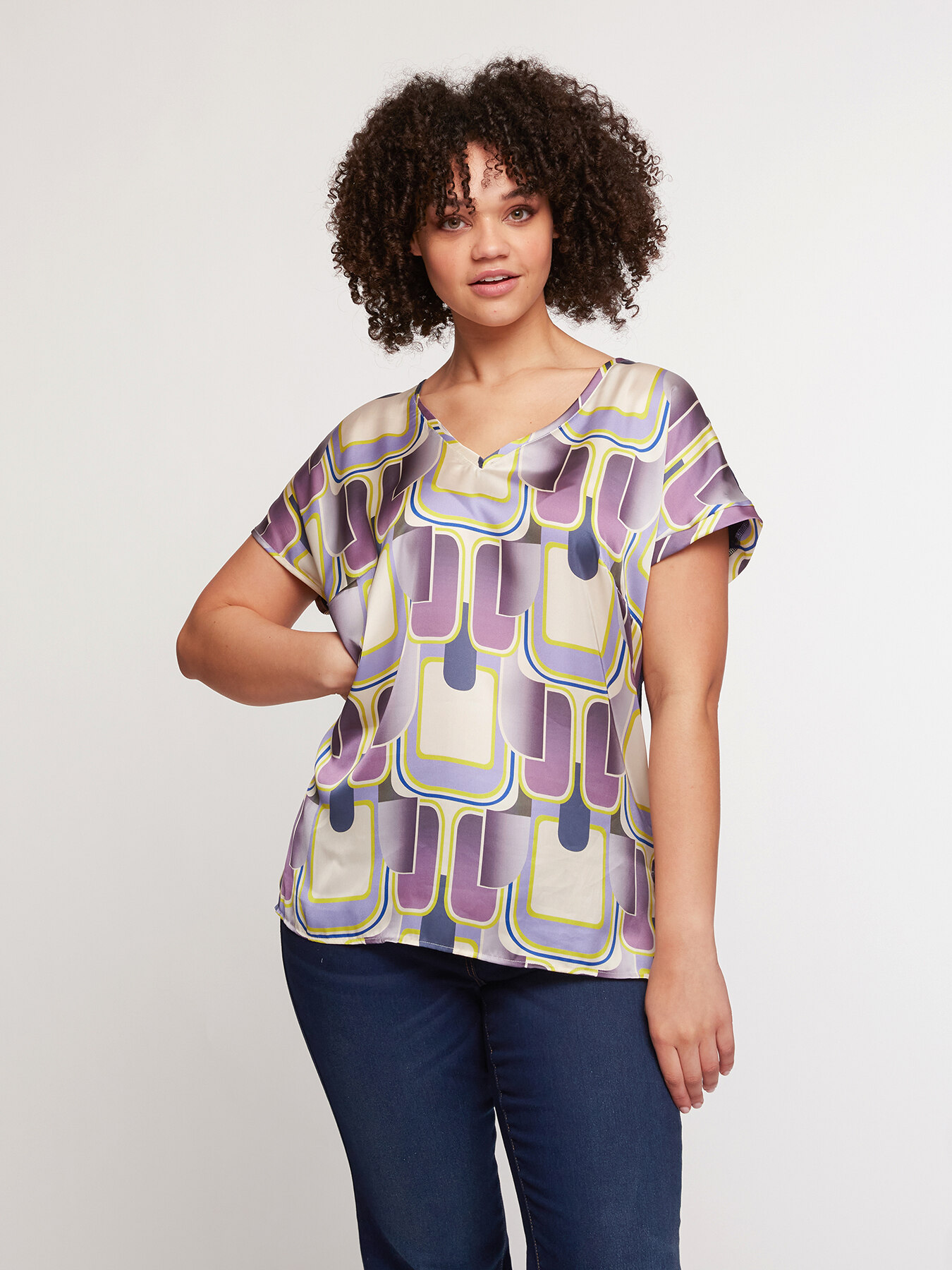 T-shirt with Seventies print image number 0