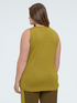 V-neck top with lace detail image number 1