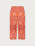Pantalones de raso con estampado Sixties image number 3