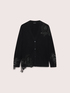 Cardigan con applicazioni in pizzo image number 4