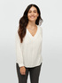 Blusa con collar de perlas image number 0
