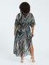 Zebra kaftan with petticoat image number 1