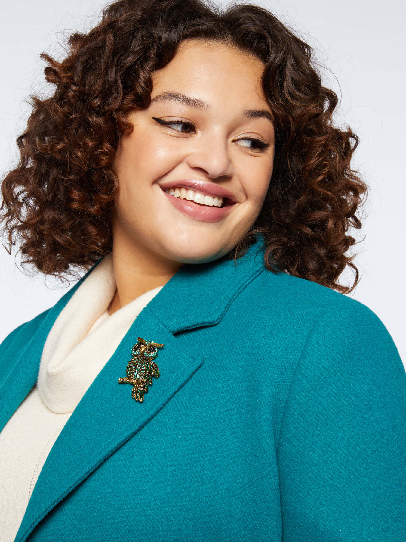 Eulen-Brosche image number 2