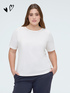 T-shirt en coton avec applications lumineuses image number 0