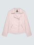 Biker puffer jacket with asymmetric closure image number 5