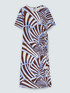 Midi dress with print and knot image number 5